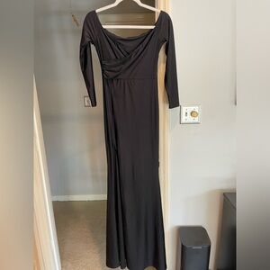 Boohoo floor length dress